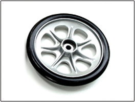 Large Wheel and shielded bearing